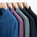 Lapel Ice Silk Polo Shirt