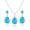 Zircon Water Drops Jewelry Set