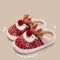 Cute Christmas Elk Plush Slippers Winter Ins Fashion Non-slip Floor Bedroom Home Slippers For Women Fuzzy House Shoes