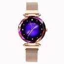 Starry Quartz Lazy Magnet Strap Watch