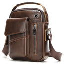 Men's Business Leather Crossbody Bag