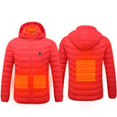 New Heated Jacket Coat USB Electric Jacket Cotton Coat Heater Thermal Clothing Heating Vest Men's Clothes Winter