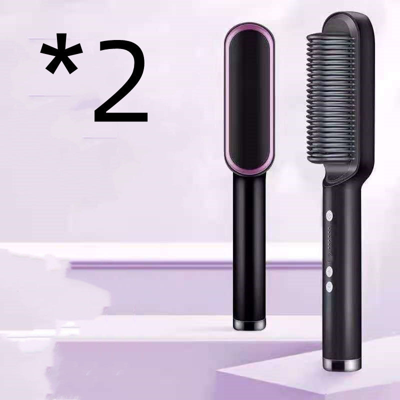 2 In 1 Hair Straightener Hot Comb