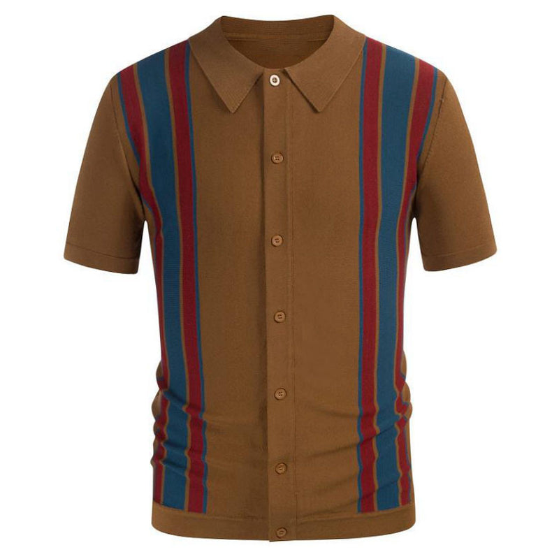 Stitching Contrast Color Business Shirt