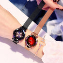 Starry Quartz Lazy Magnet Strap Watch