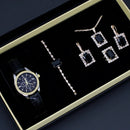 Five-piece Square Jewelry Watch