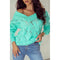 Fashion Hollowed-out Knitted Pullover Top