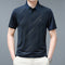 Lapel Ice Silk Polo Shirt