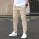 Casual Slim Fit Leather Pants