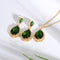 Zircon Water Drops Jewelry Set