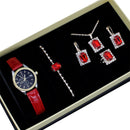 Five-piece Square Jewelry Watch