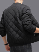 Rhombic-sewing Design Cotton Coat