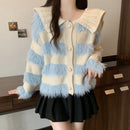 Winter Sweater Coat For Women Mink Fur