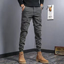 Slim Fit Elastic Casual Denim Pants