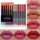 Six Matte Lipsticks Lip Gloss Set