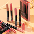 Six Matte Lipsticks Lip Gloss Set