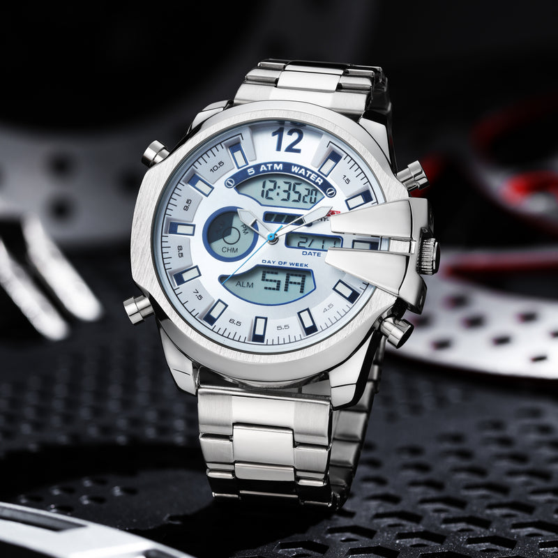 Men's Double Display Watch