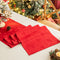 Christmas Table Runner Dark Jacquard Dining Table