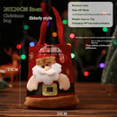 Christmas Candy Gift Tote Bag For Kids Funny Creative Santa Claus Elk Snowman Bear Handbag Small Christmas Tree Decoration Bags