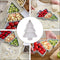 Christmas Tree Shaped Fruit Platter Creative Plates Storage Box Dried Fruit Snack Plates Divided Candy Dessert Plate Container