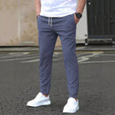 Casual Slim Fit Leather Pants