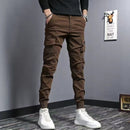 Slim Fit Elastic Casual Denim Pants