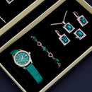 Five-piece Square Jewelry Watch