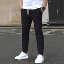 Casual Slim Fit Leather Pants