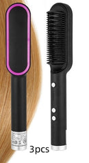 2 In 1 Hair Straightener Hot Comb