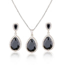 Zircon Water Drops Jewelry Set