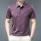 Lapel Ice Silk Polo Shirt