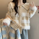 Winter Sweater Coat For Women Mink Fur