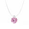 Multi-claw Diamond Zircon Pendant Necklace