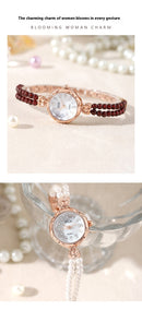 Luxury Pearls Strap Watch