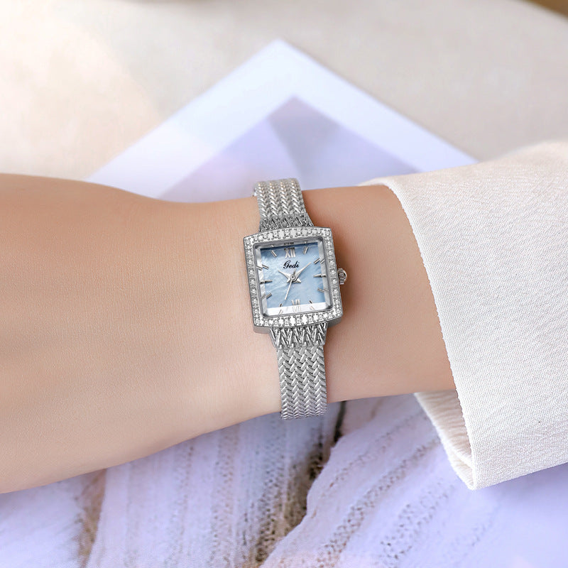 Luxury Square Plate Quartz Watch