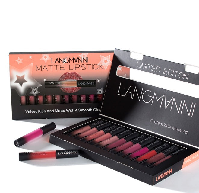 Long-lasting Velvet Lipstick Set