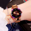 Starry Quartz Lazy Magnet Strap Watch